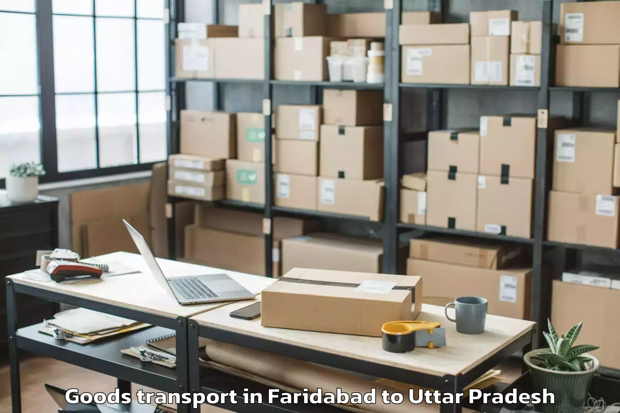 Book Your Faridabad to Ramkola Goods Transport Today